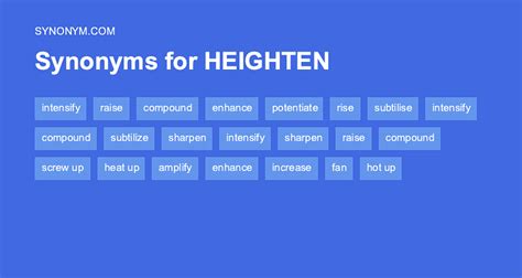 synonym heighten